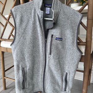 Patagonia Heather Gray Fleece Jacket Men’s Large
